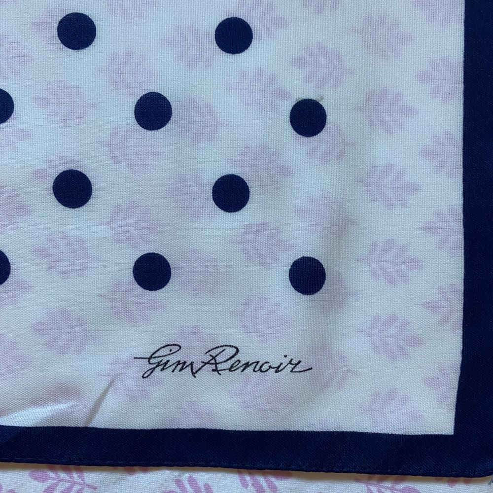 Jim Renoir Polka Dot Scarf